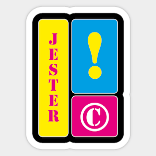 My name is Jester Sticker